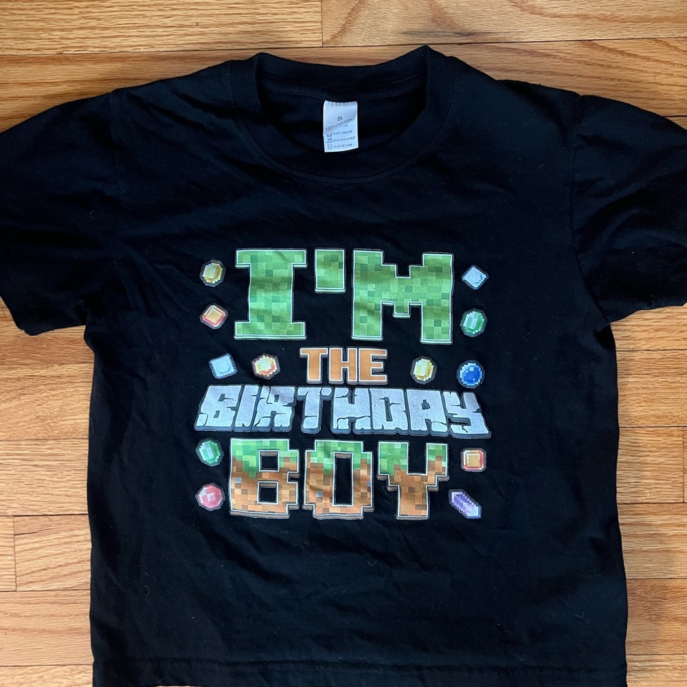 Minecraft 'I'm the Birthday Boy' Kids T-Shirt